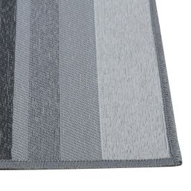 Tapete para Quarto e Sala 1,00X1,50 m Siena Havan Casa - Faixas Grafite