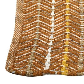 Tapete Para Quarto Ou Sala 0,60X1,50M Petra Havan Casa - Amarelo Ambar