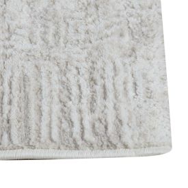 Tapete para Quarto e Sala 67Cmx1,80 m Versalhes Havan Casa - Creme E Branco