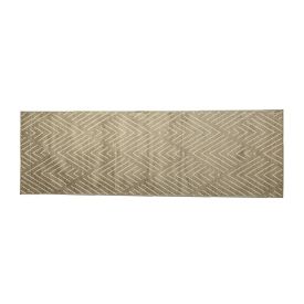 Tapete Para Quarto Ou Sala 0,68X2,10 M Faro Havan Casa - Escamas Cinza E Bege