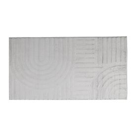 Tapete Para Quarto Ou Sala 0,80X1,50M Bellagio Havan Casa - Cinza