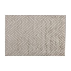 Tapete Para Quarto Ou Sala 1,00X1,40 M Faro Havan Casa - Escamas Cinza E Bege