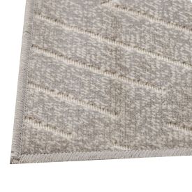 Tapete Para Quarto Ou Sala 1,00X1,40 M Faro Havan Casa - Escamas Cinza E Bege