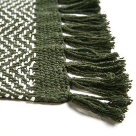 Tapete Para Quarto Ou Sala 50X120 Cm Naturalle Havan Casa - Verde Oliva