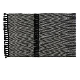 Tapete Para Quarto Ou Sala 50X120 Cm Naturalle Havan Casa - Preto 