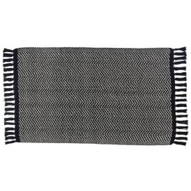 Tapete Para Quarto Ou Sala 50X80 Cm Naturalle Havan Casa - Preto