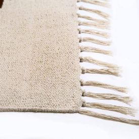 Tapete Para Quarto Ou Sala 80X150 Cm Kilim Havan Casa - Natural Terracota TI