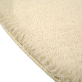 Tapete Para Quarto Ou Sala Redondo 2,00X2,00M Epic Havan Casa - Marfim