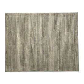 Tapete para Quarto e Sala 2,00X2,40 m Belga Havan Casa - Listras Cinza E Bege