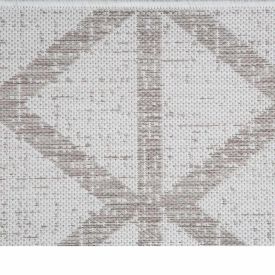 Tapete Passadeira Amazonas 0,80X1,50 M Havan Casa - Triângulo Bege