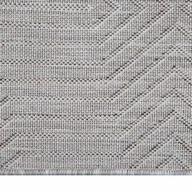 Tapete Passadeira Amazonas 0,80X1,50 M Havan Casa - Detalhes Prata