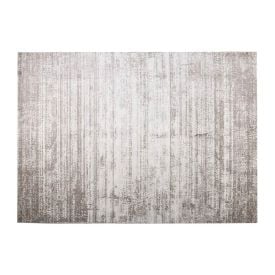 Tapete Para Quarto E Sala 1,40X2,00 M Platinium Havan Casa - Listras Cinza E Bege