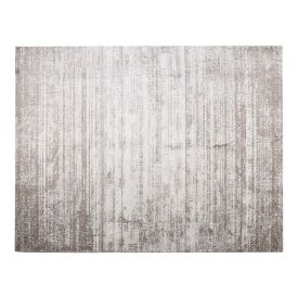 Tapete Para Quarto E Sala Platinium 2,00X2,50 Metros Havan Casa - Listras Cinza E Bege