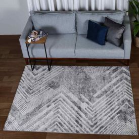 Tapete Para Quarto E Sala 2,40X3,00 M Platinium Havan Casa - Cinza 022