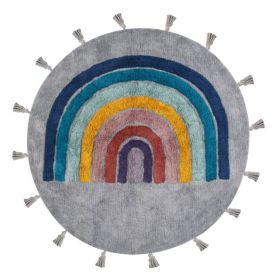 Tapete Redondo Infantil 1,5 M Havan Casa - Arco Iris