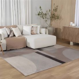 Tapete para Quarto Ou Sala 1,33X1,90 m Renaissance Havan Casa - Genova Taupe