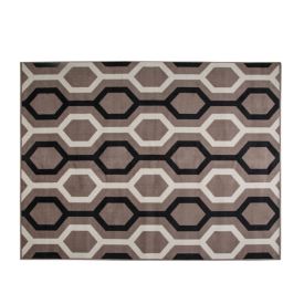 Tapete Para Quarto E Sala 2,00X2,50 M Renaissance Havan Casa - Hexagono Taupe 