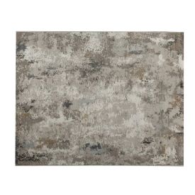 Tapete para Quarto e Sala 2,00X2,50 m Shiraz Havan Casa - Bege E Cinza