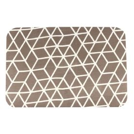 Tapete Para Sala Tecil 40X60 Cm Havan Casa - Losango Marrom