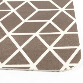 Tapete Para Sala Tecil 40X60 Cm Havan - Losango Marrom