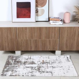 Tapete Tokyo 0,80X1,50 Havan Casa - Bege Cinza