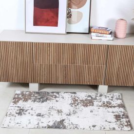 Tapete Tokyo 0,80X1,50 Havan Casa - Cinza e Bege