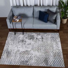 Tapete Quarto E Sala 2,00X3,00 Toscana M Havan Casa - Marinho Cinza 33B