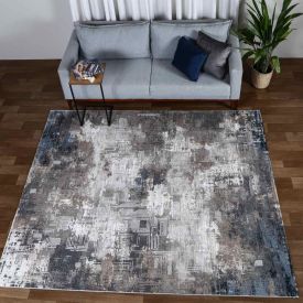 Tapete Para Quarto E Sala Toscana 2,50X3,00 M Toscana Havan Casa - Marinho Cinza 21B