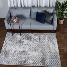 Tapete Para Sala Toscana 2,50X3,00 M Havan Casa - Marinho Cinza 32B