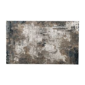 Tapete Toscana 60X100 Cm Havan Casa - Cinza Marinho