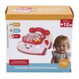 Telefone Interativo Musical Rosa Havan Baby - HBR0725