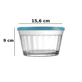 Tigela Americano Com Tampa Nadir 1 Litro - Cores Sortidas