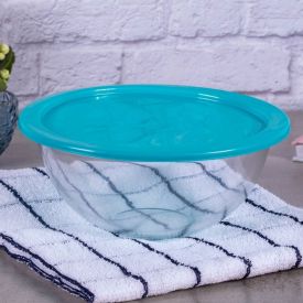 Tigela em Vidro com Tampa 1,5L Marinex - Colors
