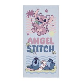 Toalha De Praia Aveludada Lepper - Stitch