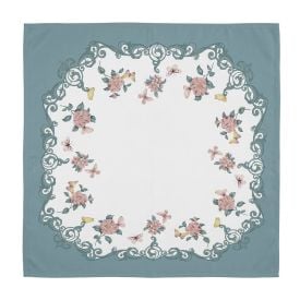 Toalha Centro de Mesa 78X78 cm Clean Döhler - Borboletas