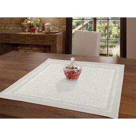 Toalha Centro De Mesa 78X78 Cm Clean Döhler - Botânico Suave