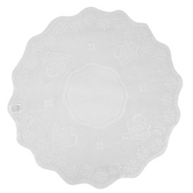 Toalha Centro de Mesa de Renda Redonda 75Cm Clássica Havan Casa - Branco