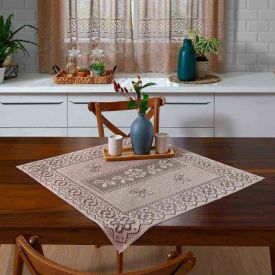 Toalha Centro De Mesa Valência Havan Casa - Marrom Claro