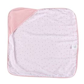 Toalha Com Capuz De Canto Plush Havan Baby - Dino Rosa 
