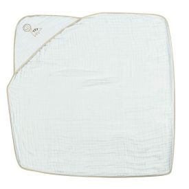Toalha Com Capuz De Canto Soft 80X80cm Havan Baby - Dino Bege
