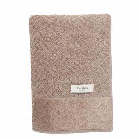 Toalha Banho 100% Algodão Arizona Karsten 1 Pç - Taupe