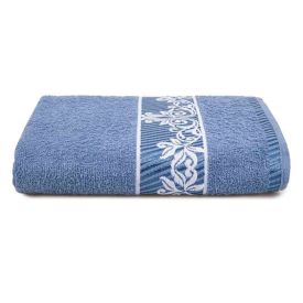 Toalha De Banho 100% Algodão Botanic Havan Casa - Azul Oceano