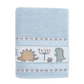 Toalha De Banho Infantil Cute Baby Havan Casa - Dino Azul Nevoa