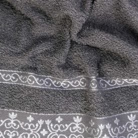 Toalha De Banho Luna Havan Casa - Grafite