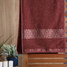 Toalha De Banho 100% Algodão Malbec Havan Casa - Carmim