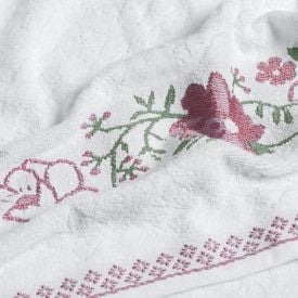 Toalha De Banho Yuna Karsten  - Branco