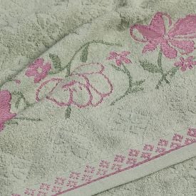 Toalha De Banho Yuna Karsten  - Verde Martcha