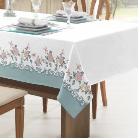 Toalha De Mesa 1,40 X 1,40 M Clean  Döhler - Borboletas
