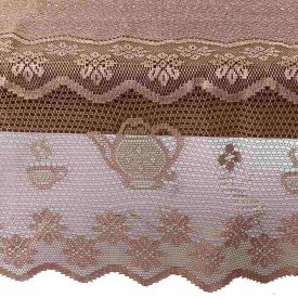 Toalha De Mesa Arabesco Bule 1,50M X 2,20M Havan Casa - Taupe