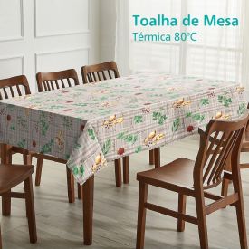 Toalha De Mesa Térmica 1,38X1,38 M Salehtex - Temperos